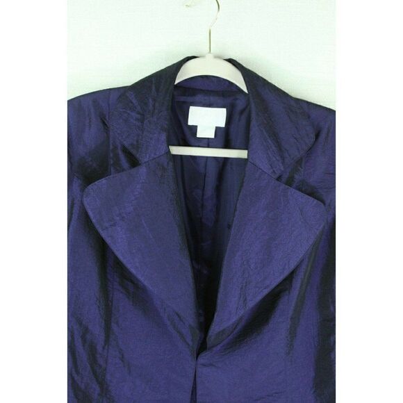 Debra deRoo Blazer Evening Cocktail Purple Violet - Picture 3 of 8